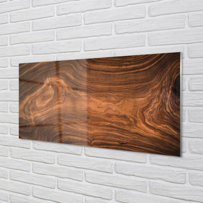 Acrylic print Nodes of the wood grain