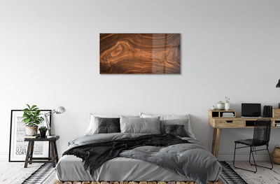 Acrylic print Nodes of the wood grain