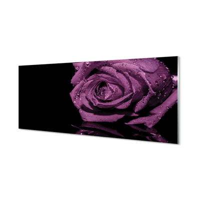 Acrylic print Pink purple