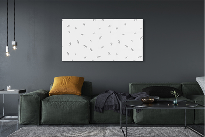 Acrylic print Gray birds