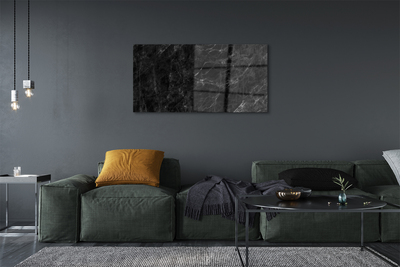 Acrylic print Marble stone wall