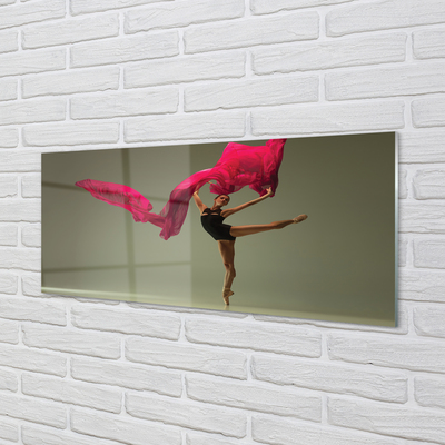 Acrylic print Pink ballerina equipment