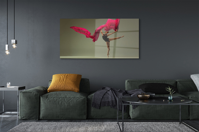 Acrylic print Pink ballerina equipment