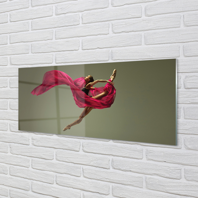 Acrylic print Female pink string material