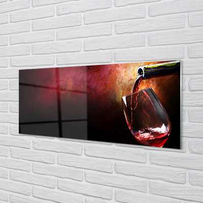 Acrylic print Red wine