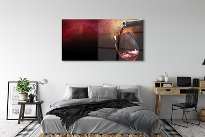 Acrylic print Red wine