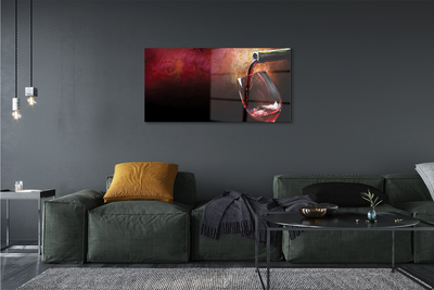 Acrylic print Red wine