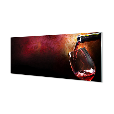 Acrylic print Red wine