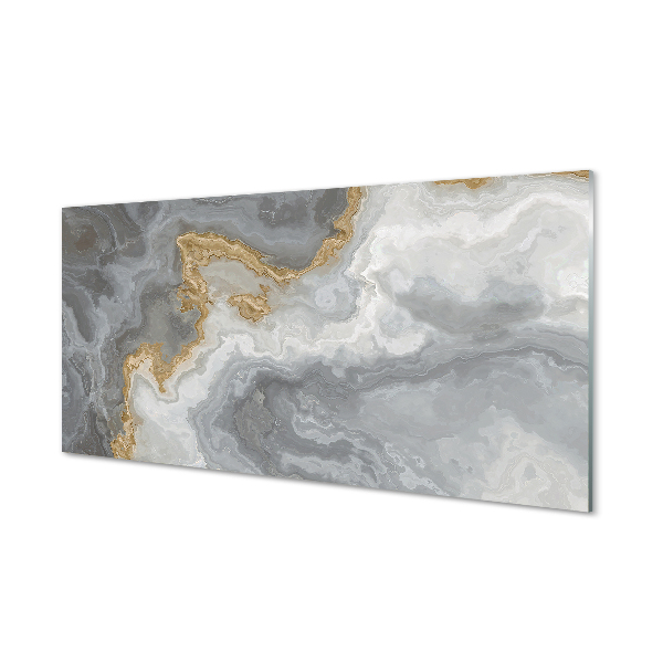 Acrylic print Stone marble stains