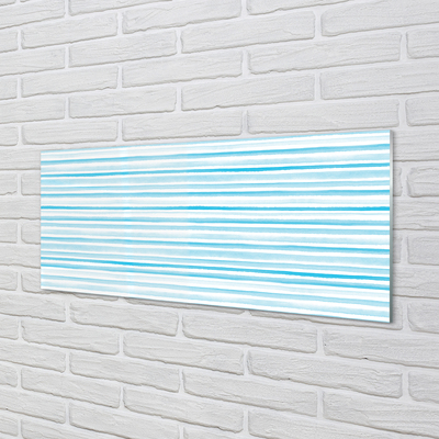 Acrylic print Blue stripes