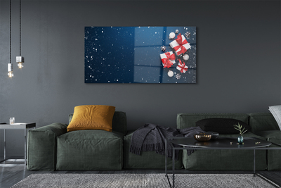 Acrylic print The gifts snow