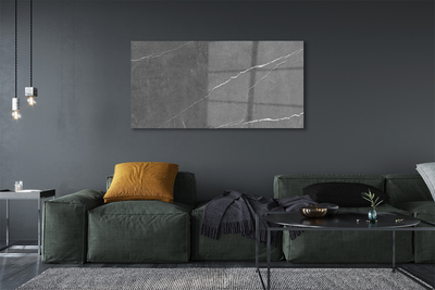 Acrylic print Marble stone wall