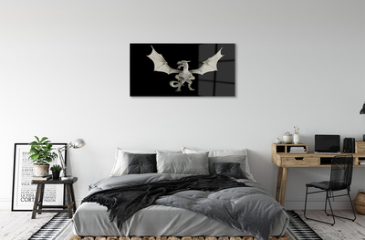 Acrylic print White dragon