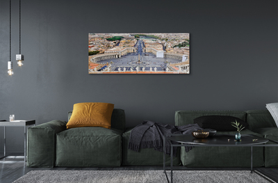 Acrylic print Rome vatican panorama square