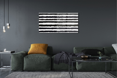 Acrylic print Irregular stripes of a zebra