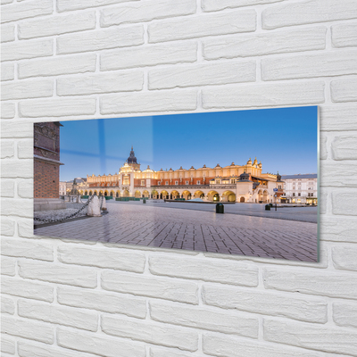 Acrylic print Sunset hotel krakow