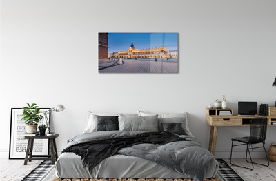 Acrylic print Sunset hotel krakow