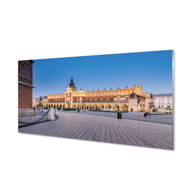 Acrylic print Sunset hotel krakow