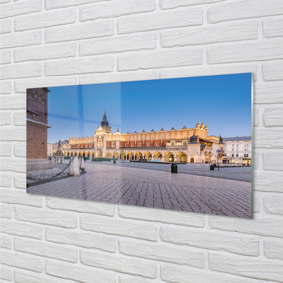 Acrylic print Sunset hotel krakow