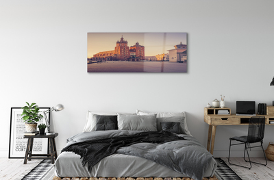 Acrylic print Rising of the sun church krakow