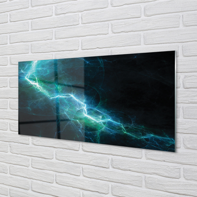 Acrylic print Fractal lightning