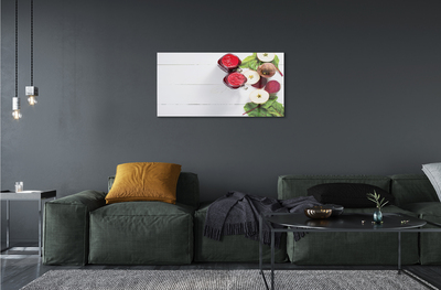 Acrylic print Cocktails beet apple