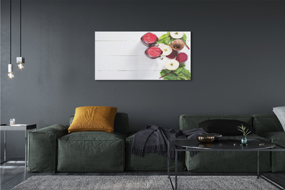 Acrylic print Cocktails beet apple