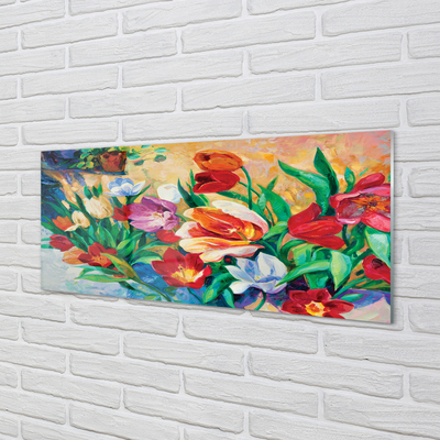 Acrylic print Flowers