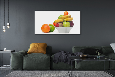 Acrylic print Fruit in a bowl