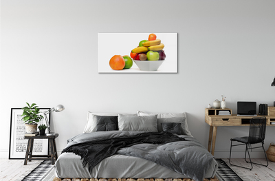 Acrylic print Fruit in a bowl