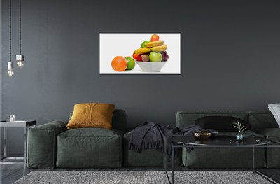 Acrylic print Fruit in a bowl