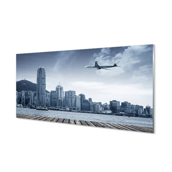 Acrylic print Cloud city air