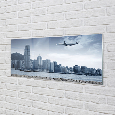 Acrylic print Cloud city air