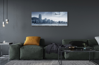 Acrylic print Cloud city air