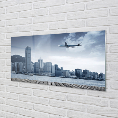 Acrylic print Cloud city air