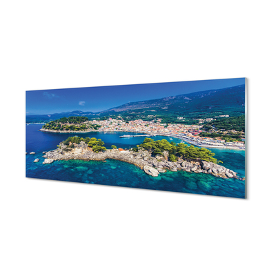 Acrylic print City of the sea panorama greece