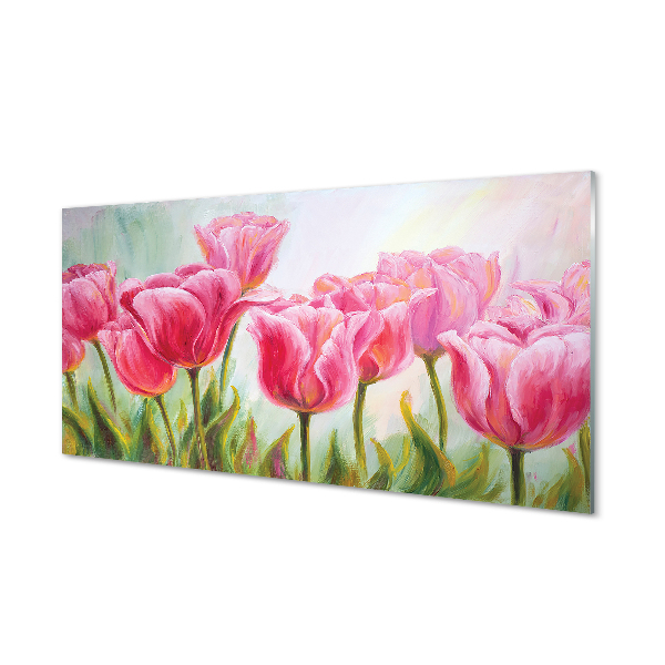 Acrylic print Tulips pictures