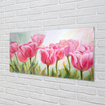 Acrylic print Tulips pictures