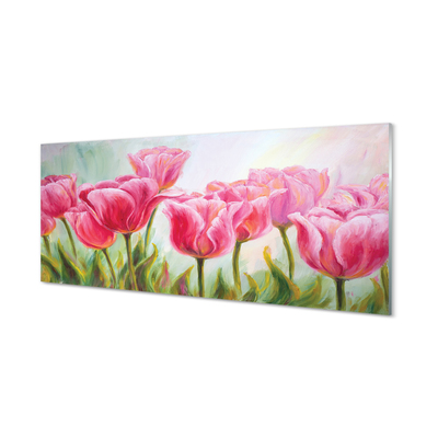 Acrylic print Tulips pictures