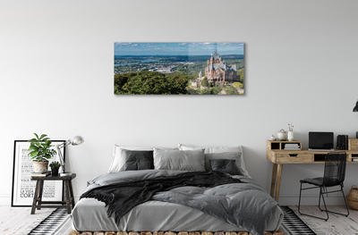 Acrylic print Germany panorama of the castle of the city