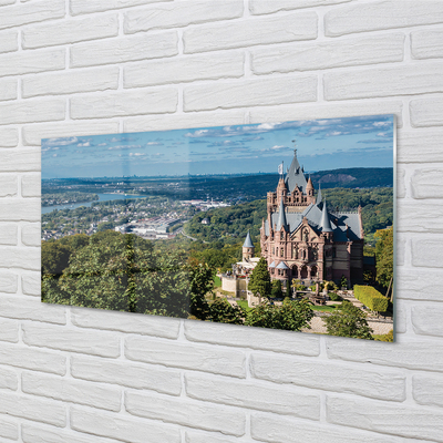 Acrylic print Germany panorama of the castle of the city