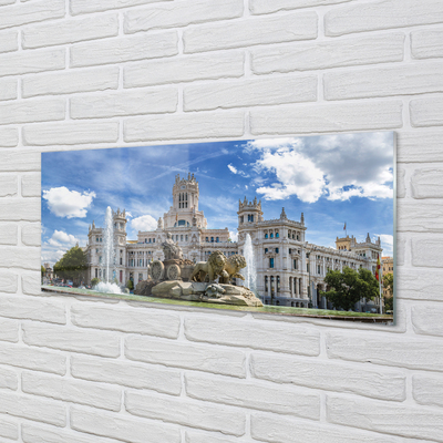 Acrylic print Fontaine palace madrid spain