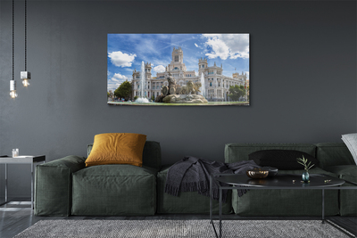 Acrylic print Fontaine palace madrid spain