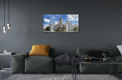 Acrylic print Fontaine palace madrid spain