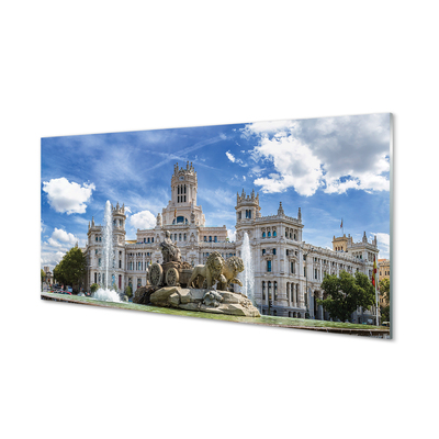 Acrylic print Fontaine palace madrid spain