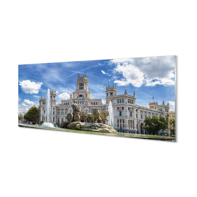 Acrylic print Fontaine palace madrid spain