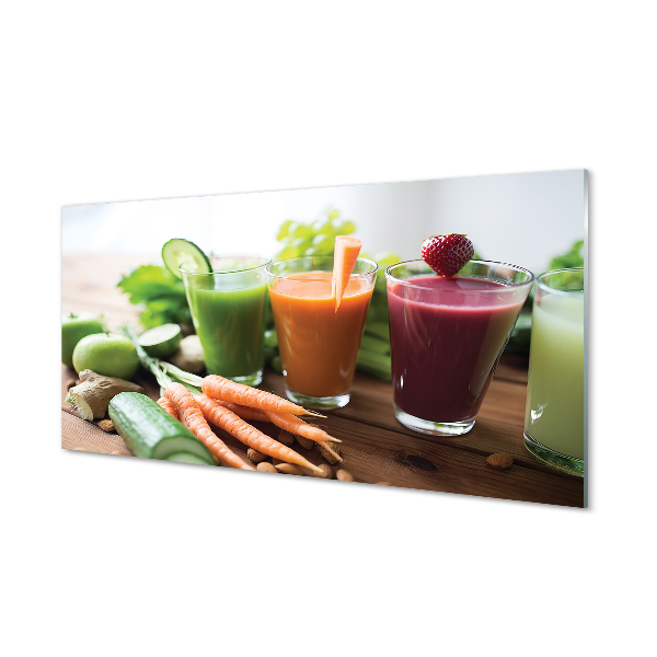 Acrylic print Vegetable cocktails