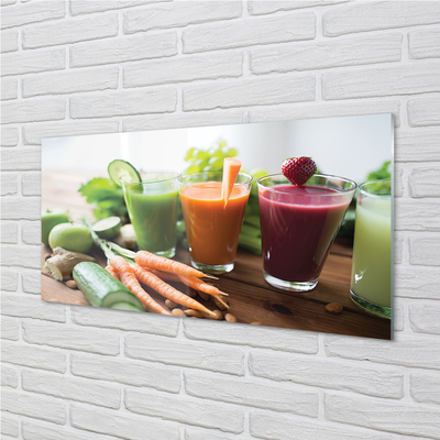 Acrylic print Vegetable cocktails