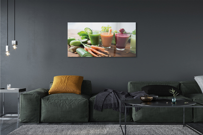 Acrylic print Vegetable cocktails