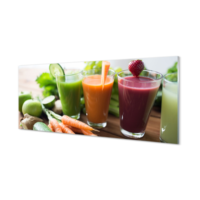 Acrylic print Vegetable cocktails